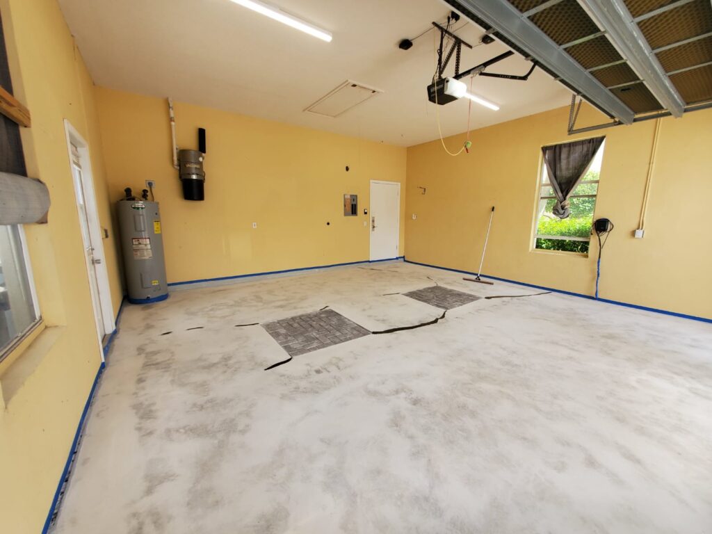Interior epoxy floor coating