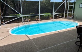 pool deck coating process